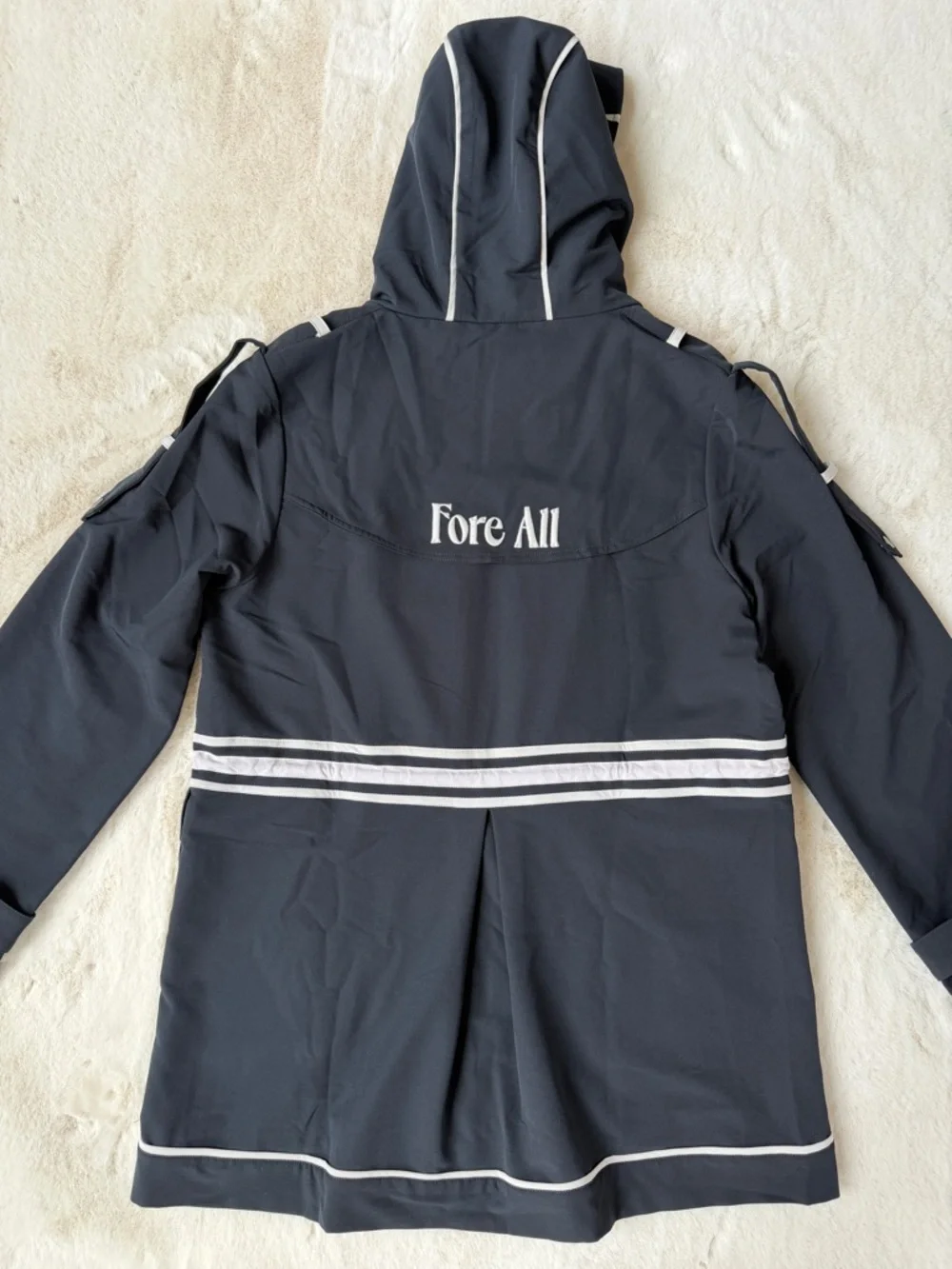 Fore All Windsor Rain Jacket Black Size Large - Picture 6 of 15